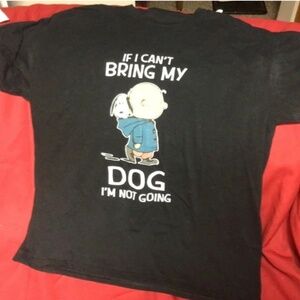 Charlie Brown and Snoopy tshirt